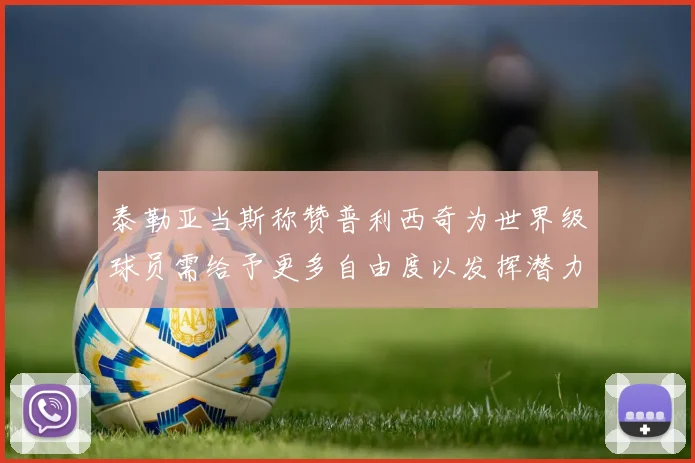 泰勒亚当斯称赞普利西奇为世界级球员需给予更多自由度以发挥潜力